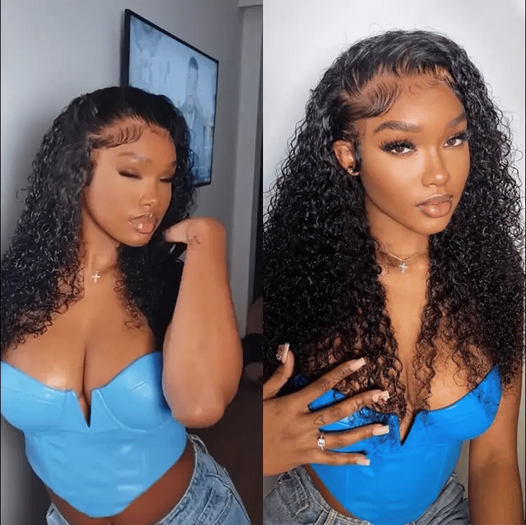 Glueless Water Wave Wig – Fluffy & Natural Volume
