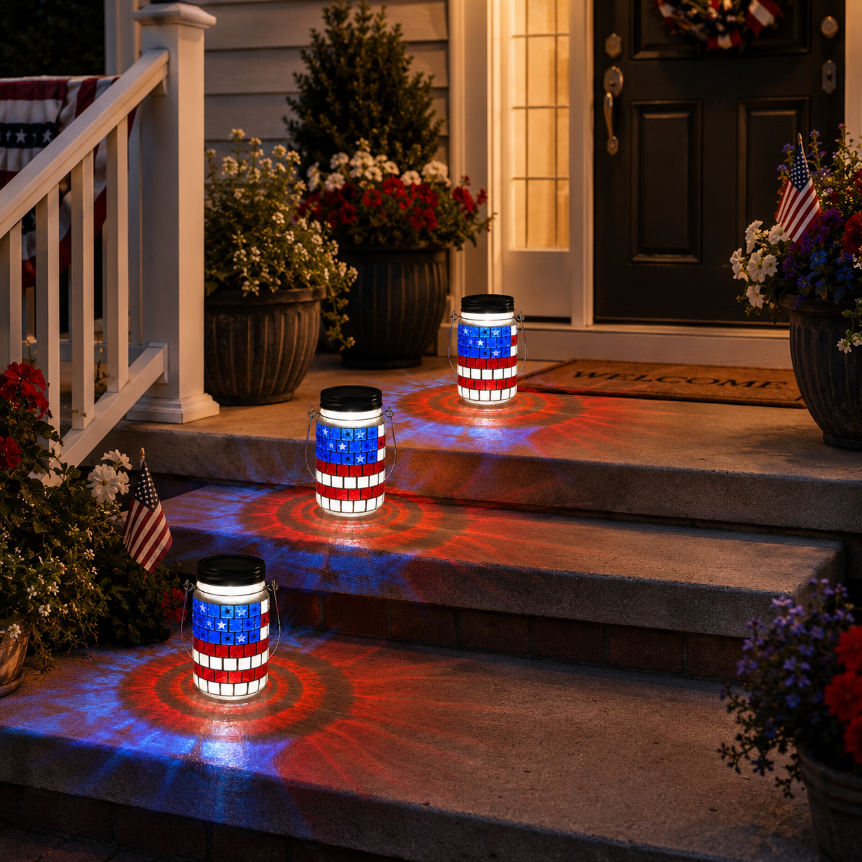 Today Only – 70% OFF🔥4th of July Solar Patriotic Mason Jar Lantern